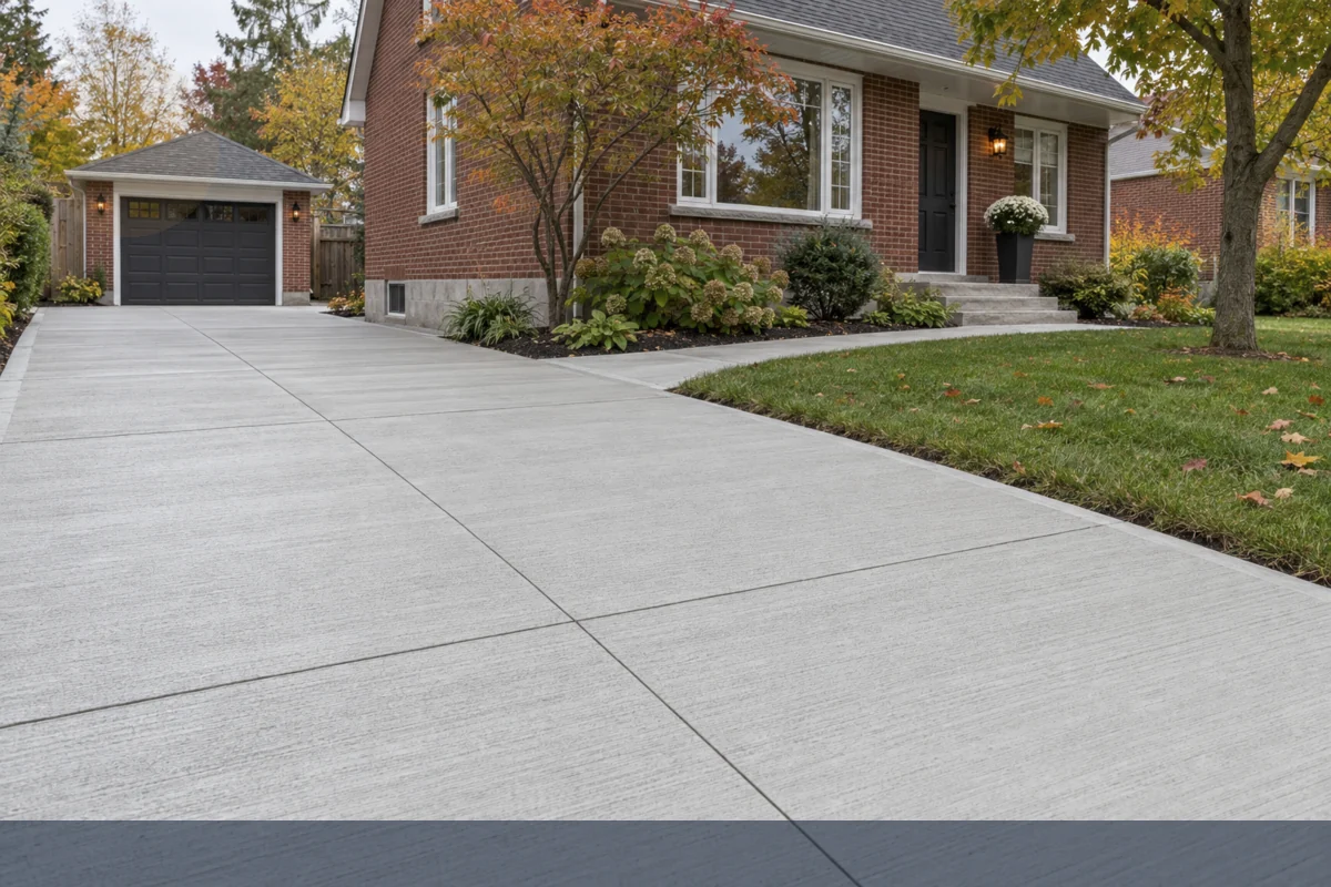 Commercial and Industrial Concrete active worksite overview in Cornwall and Eastern Ontario