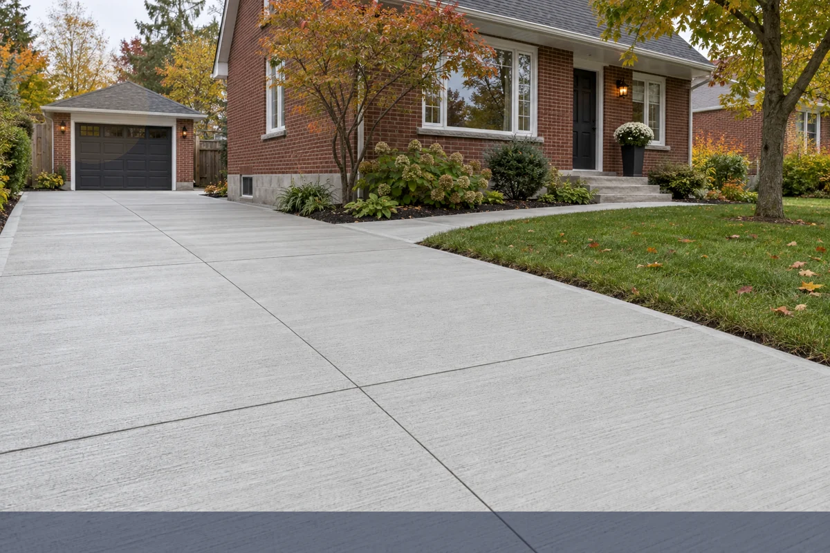 Commercial and Industrial Concrete finished detail in Cornwall and Eastern Ontario