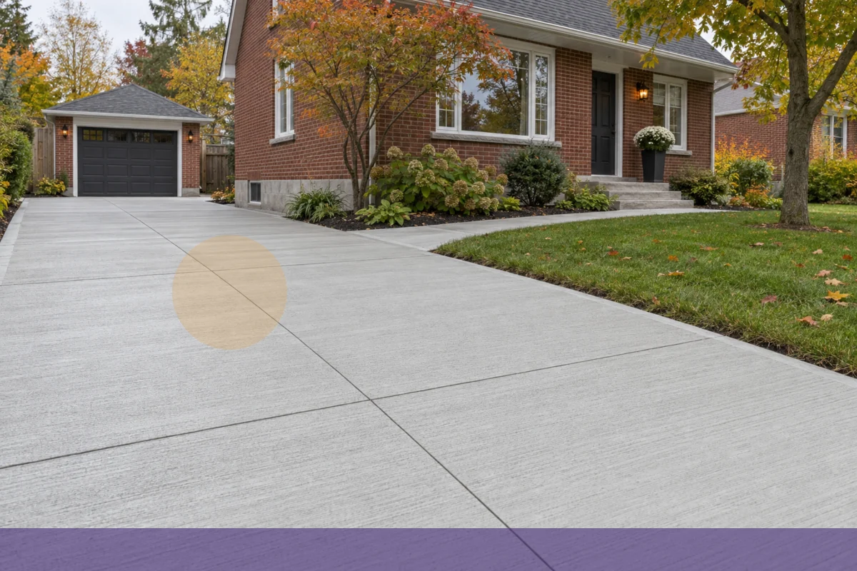 Concrete Walkways active worksite overview in Cornwall and Eastern Ontario