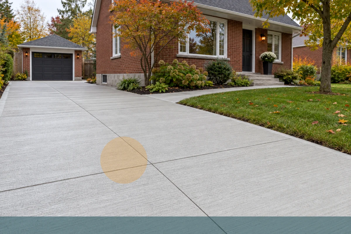 Rural Concrete Installation active worksite overview in Cornwall and Eastern Ontario