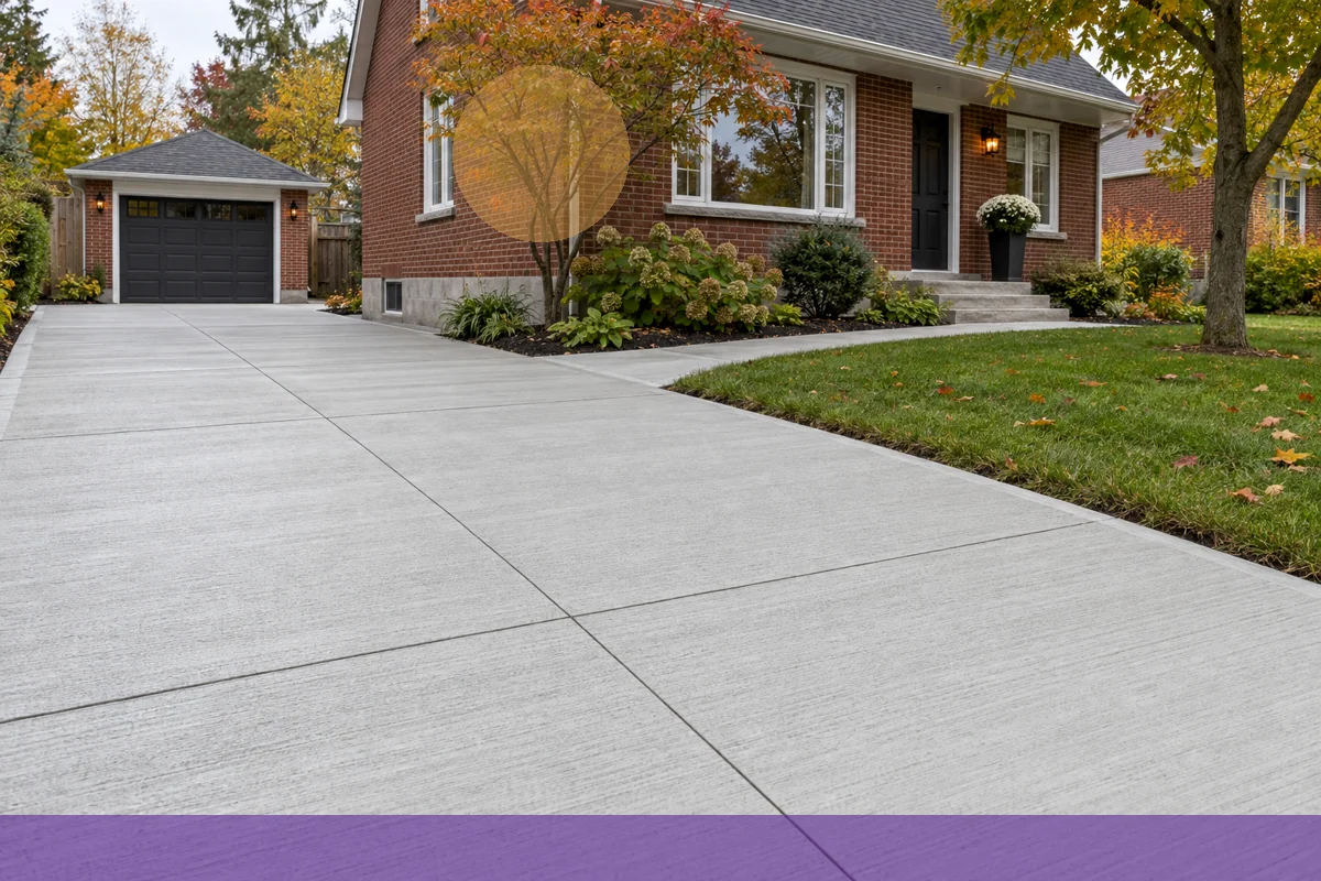 Stamped Concrete finished detail in Cornwall and Eastern Ontario